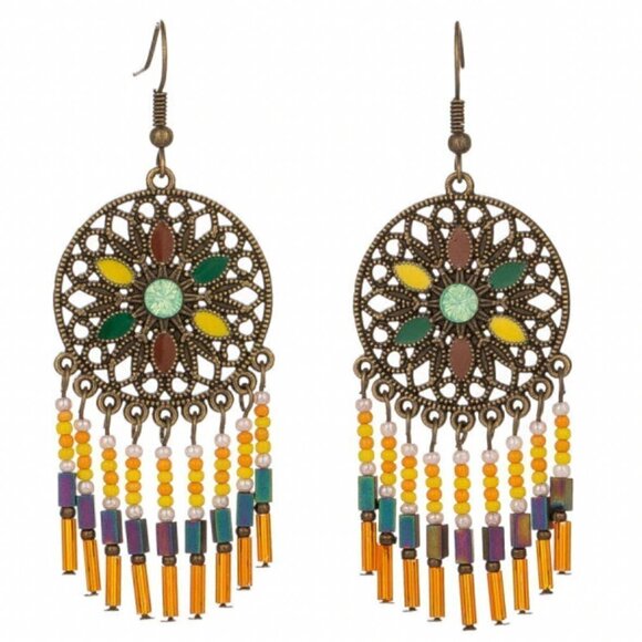 Y2K Vintage Boho gypsy Earrings - Picture 2 of 5